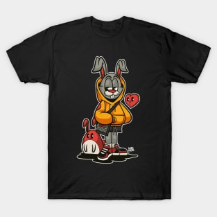 urban rabbit glancing T-Shirt